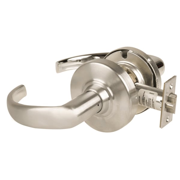 Schlage Grade 1 Passage Latch, Sparta Lever, Non-Keyed, Satin Nickel Finish, Non-Handed ND10S SPA 619 - main
